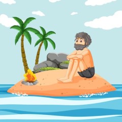Thumbnail game - Alone On Island